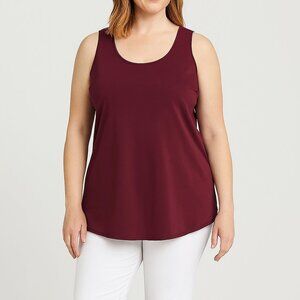 Pink Republic Tank Top Size XL Wine Color EUC